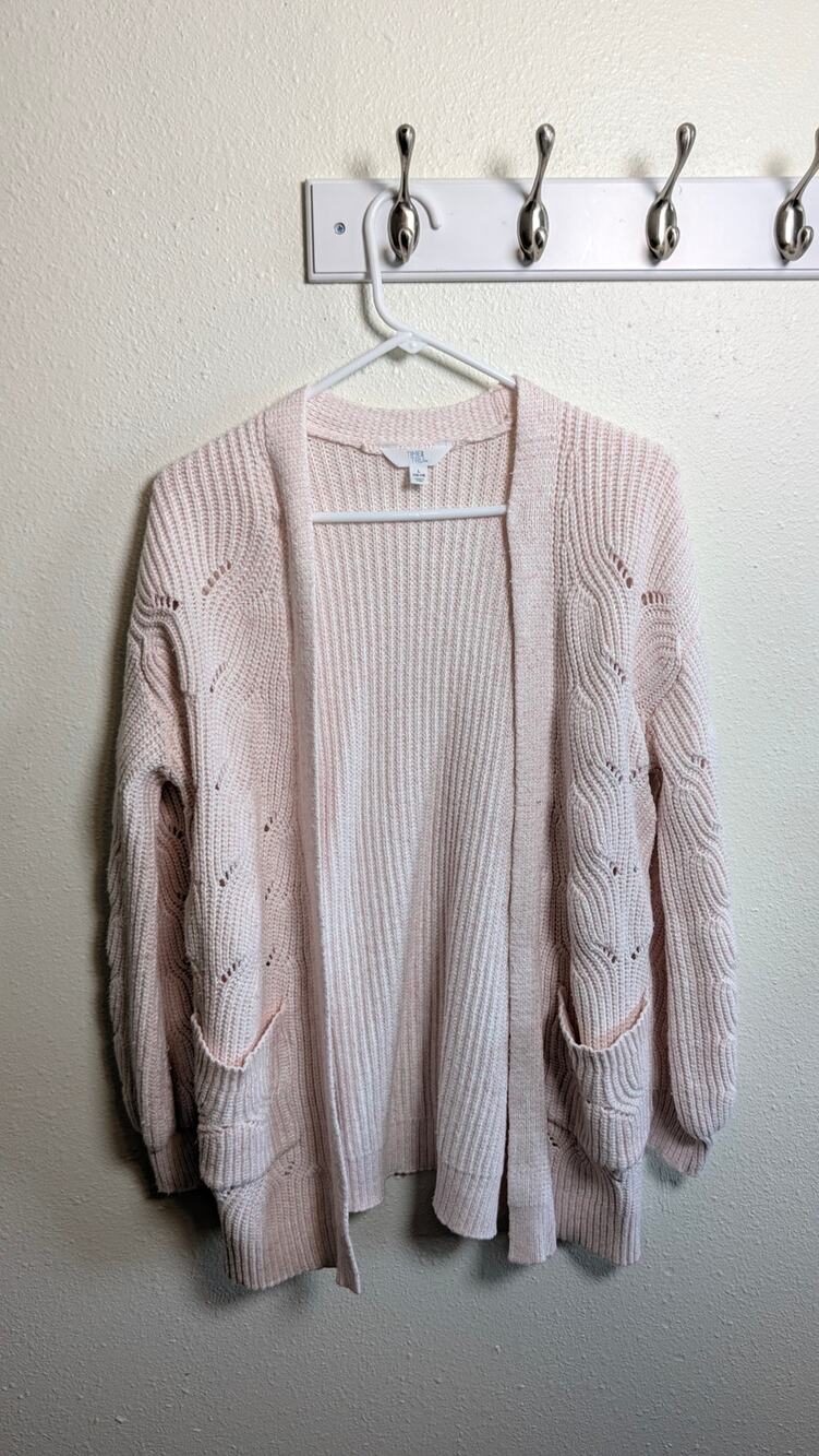 Time and Tru Women's Cardigan Size Large 12-14 Pre-Owned